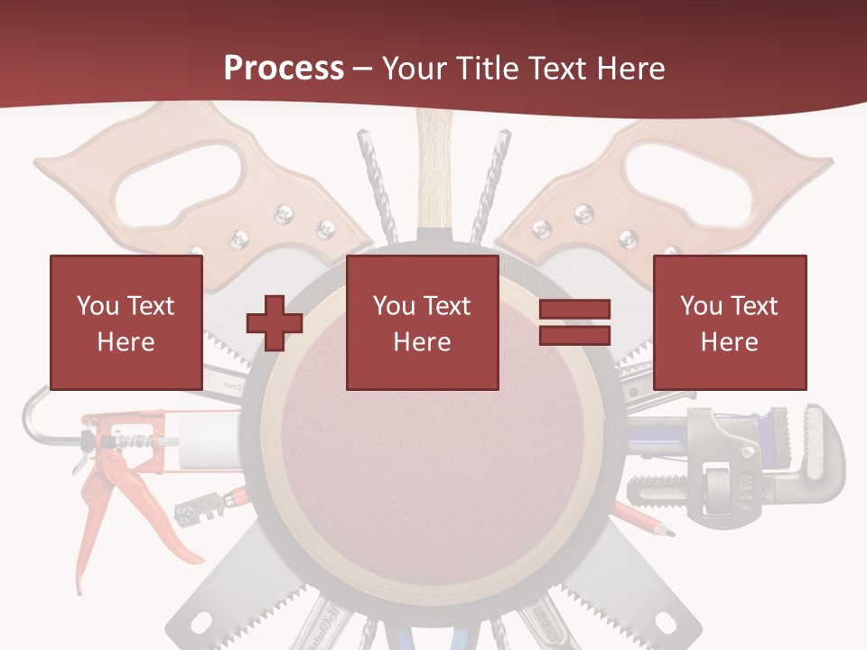 Industry Knife Pencil PowerPoint Template