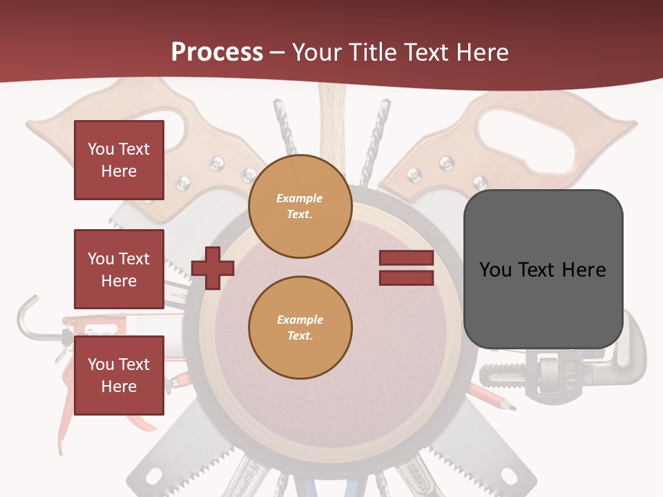 Industry Knife Pencil PowerPoint Template