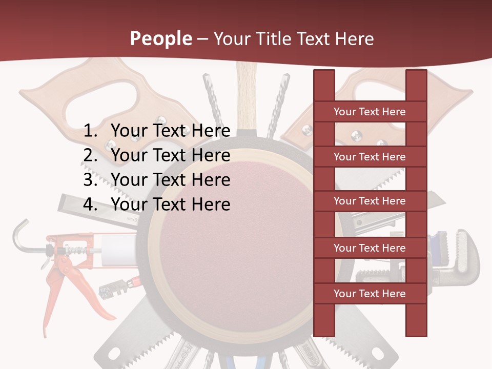 Industry Knife Pencil PowerPoint Template