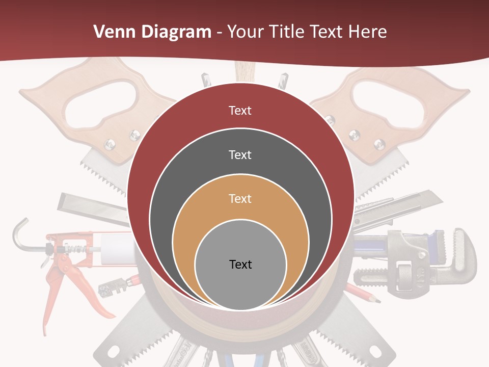 Industry Knife Pencil PowerPoint Template
