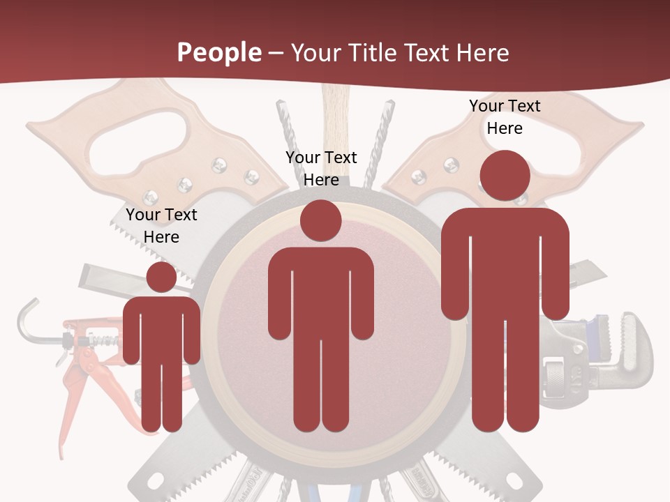 Industry Knife Pencil PowerPoint Template