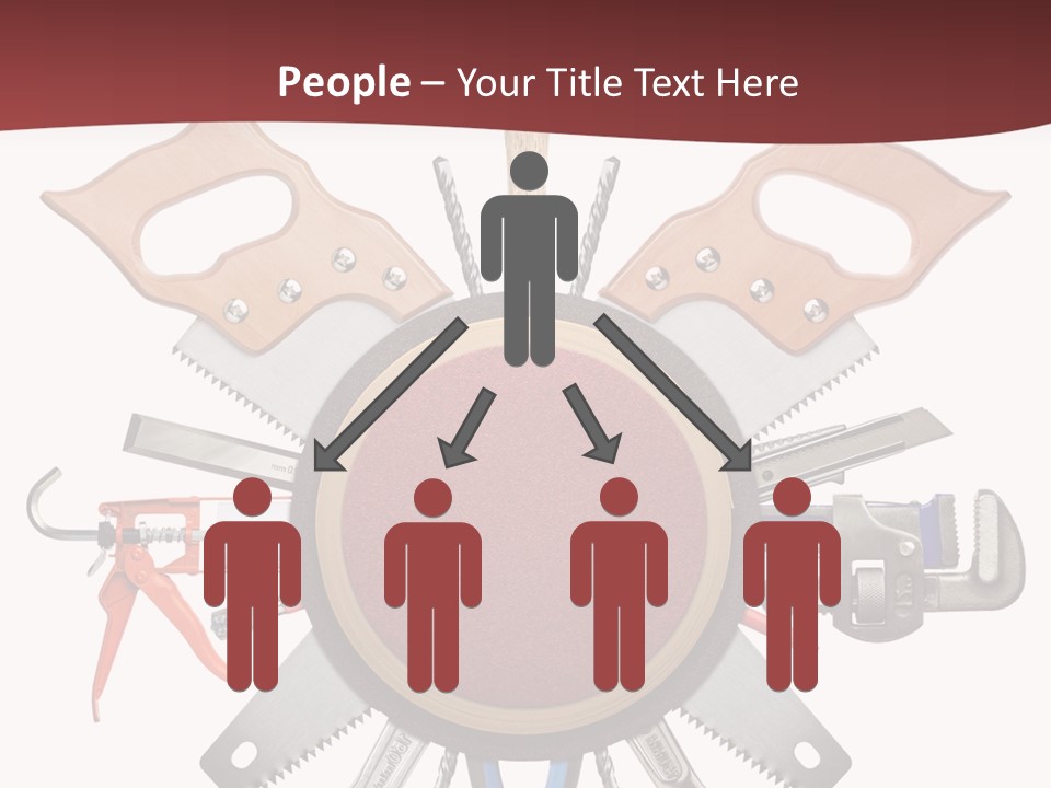 Industry Knife Pencil PowerPoint Template