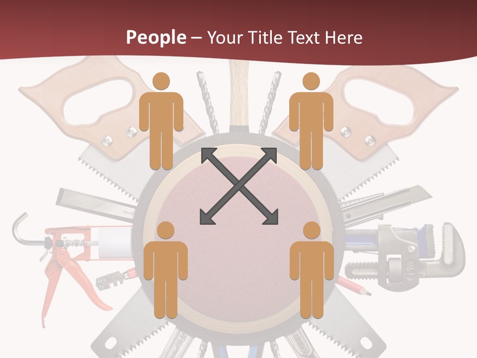 Industry Knife Pencil PowerPoint Template