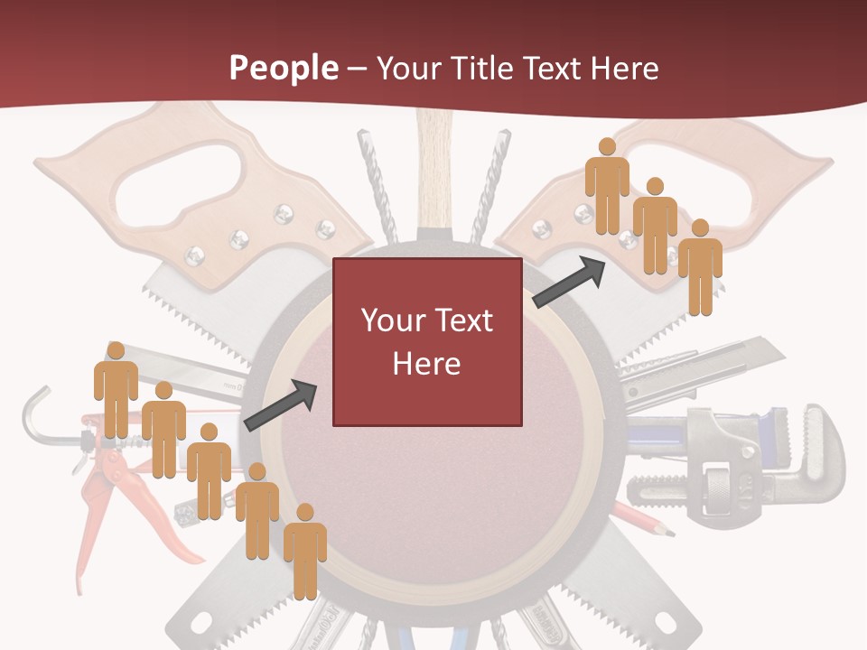 Industry Knife Pencil PowerPoint Template