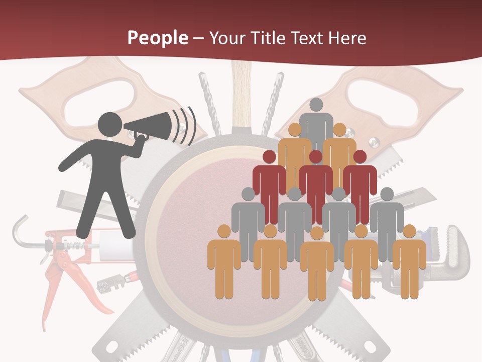 Industry Knife Pencil PowerPoint Template