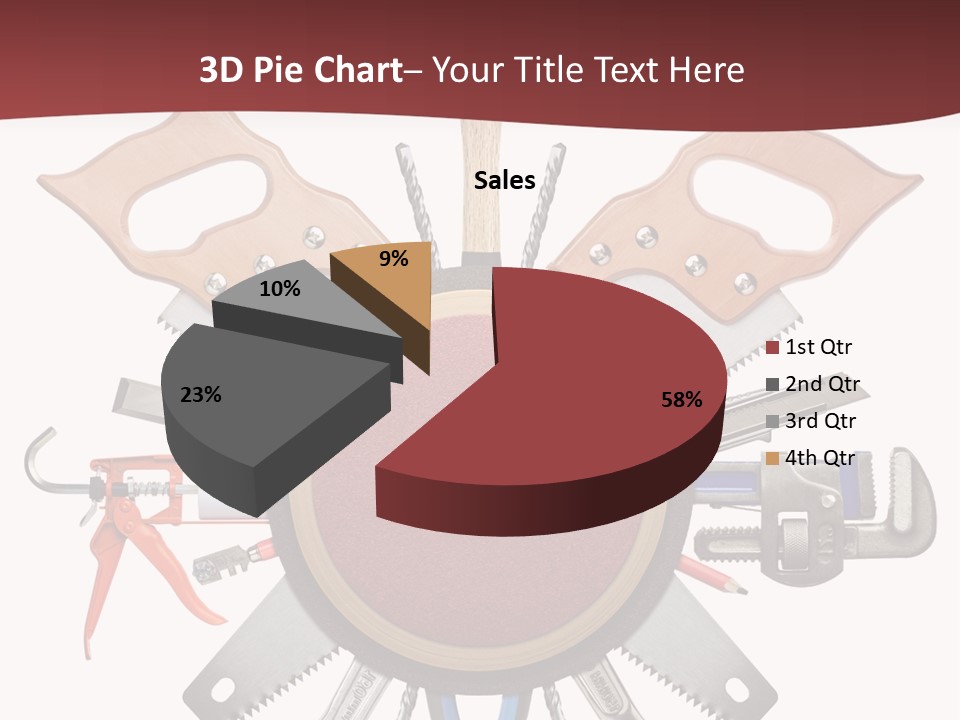 Industry Knife Pencil PowerPoint Template