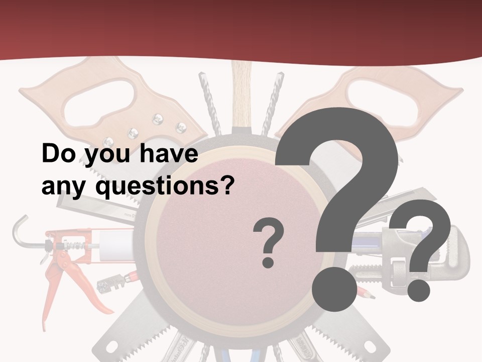 Industry Knife Pencil PowerPoint Template