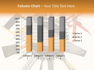 Silicone Handle Circular PowerPoint Template