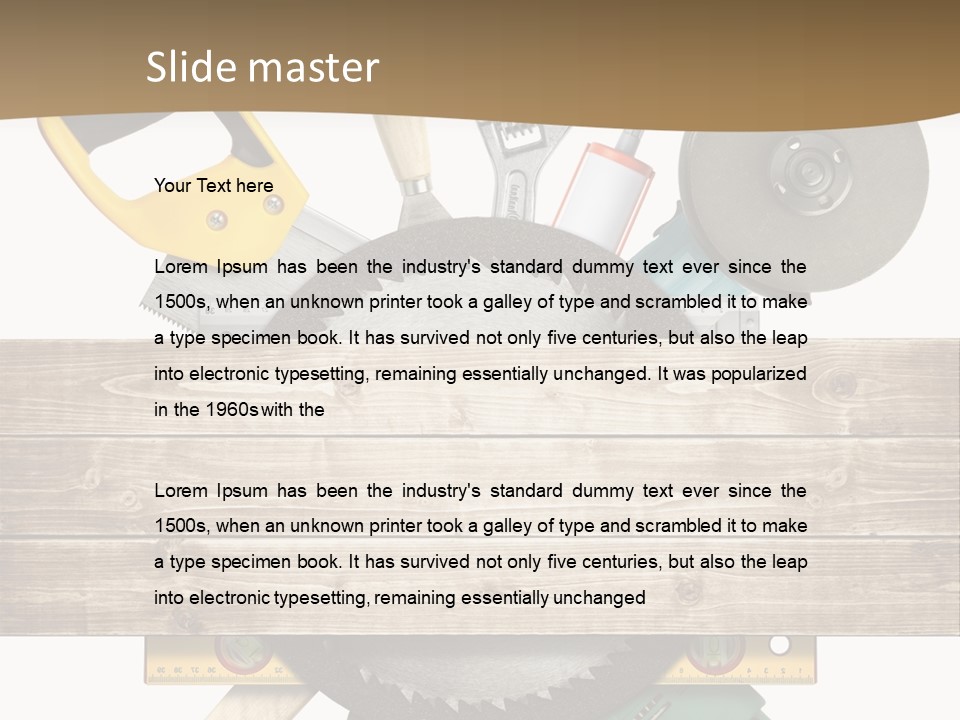Improvement Tool Build PowerPoint Template