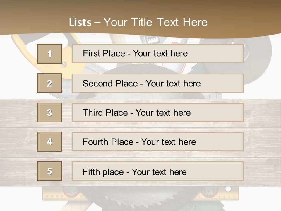 Improvement Tool Build PowerPoint Template