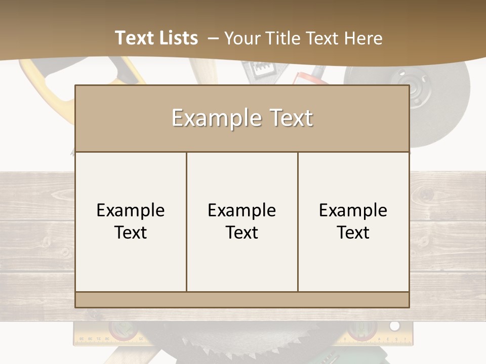 Improvement Tool Build PowerPoint Template