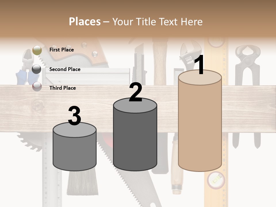 Wood Pencil Build PowerPoint Template