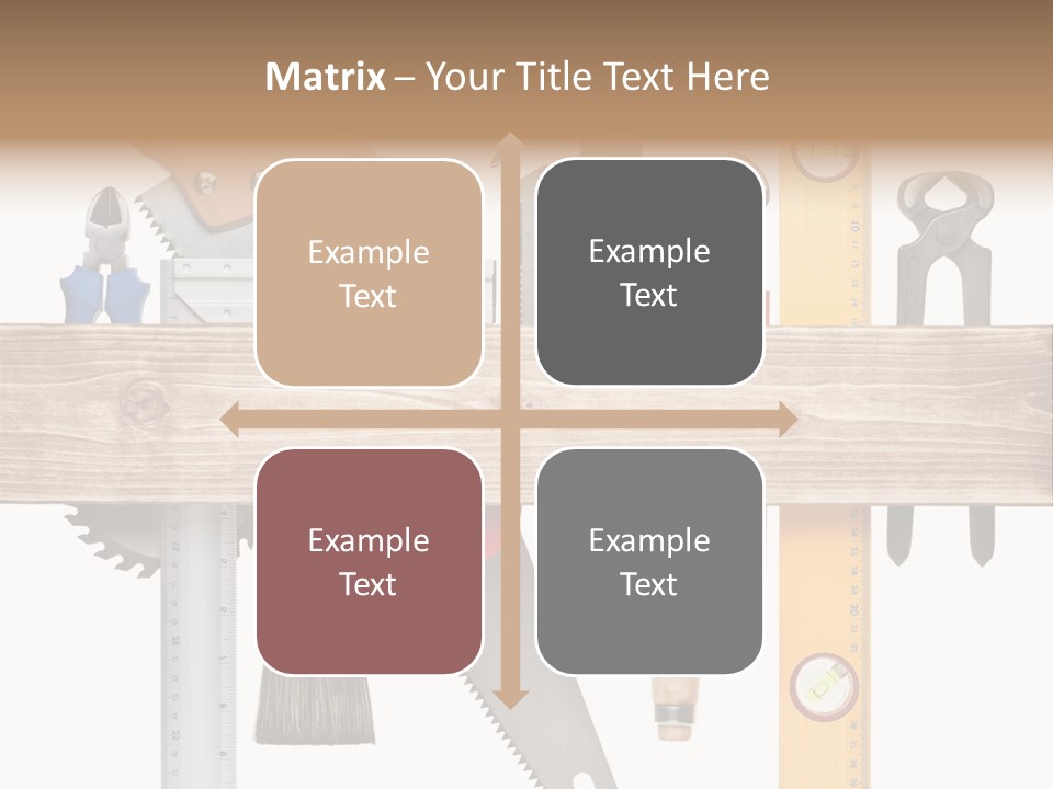 Wood Pencil Build PowerPoint Template