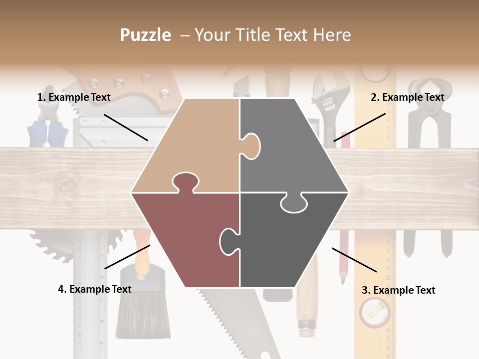 Wood Pencil Build PowerPoint Template
