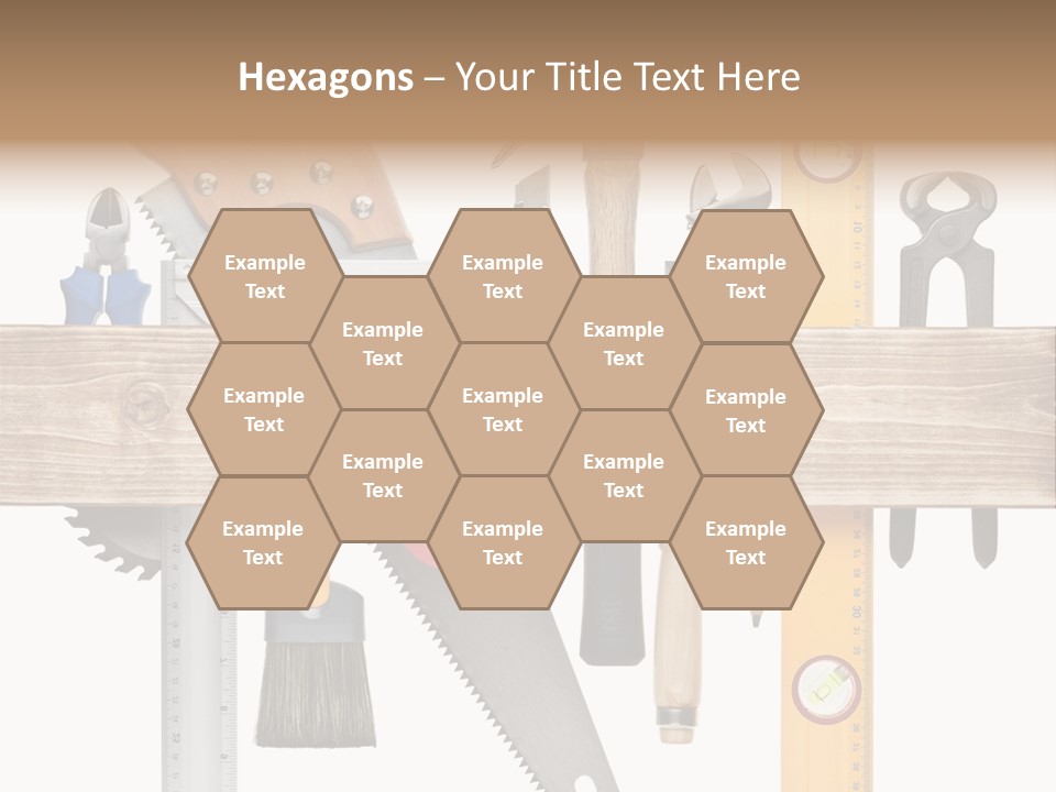 Wood Pencil Build PowerPoint Template
