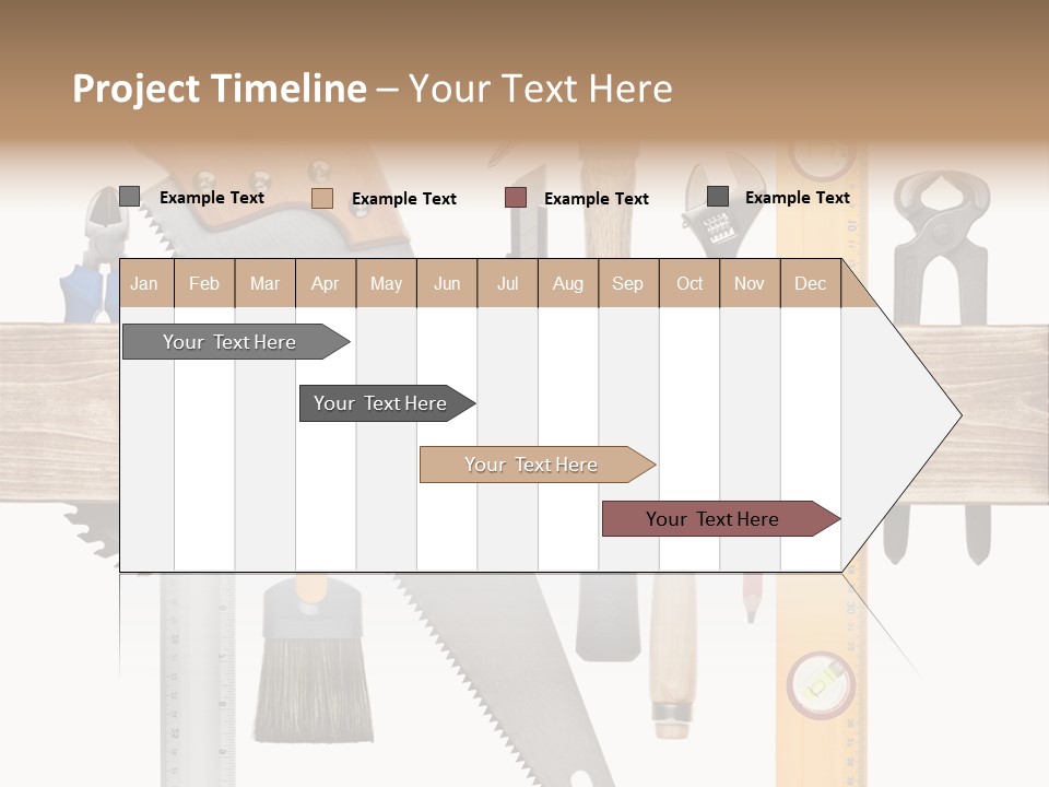 Wood Pencil Build PowerPoint Template