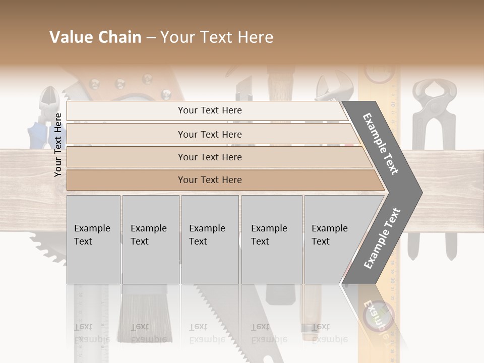 Wood Pencil Build PowerPoint Template