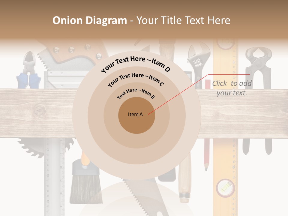 Wood Pencil Build PowerPoint Template