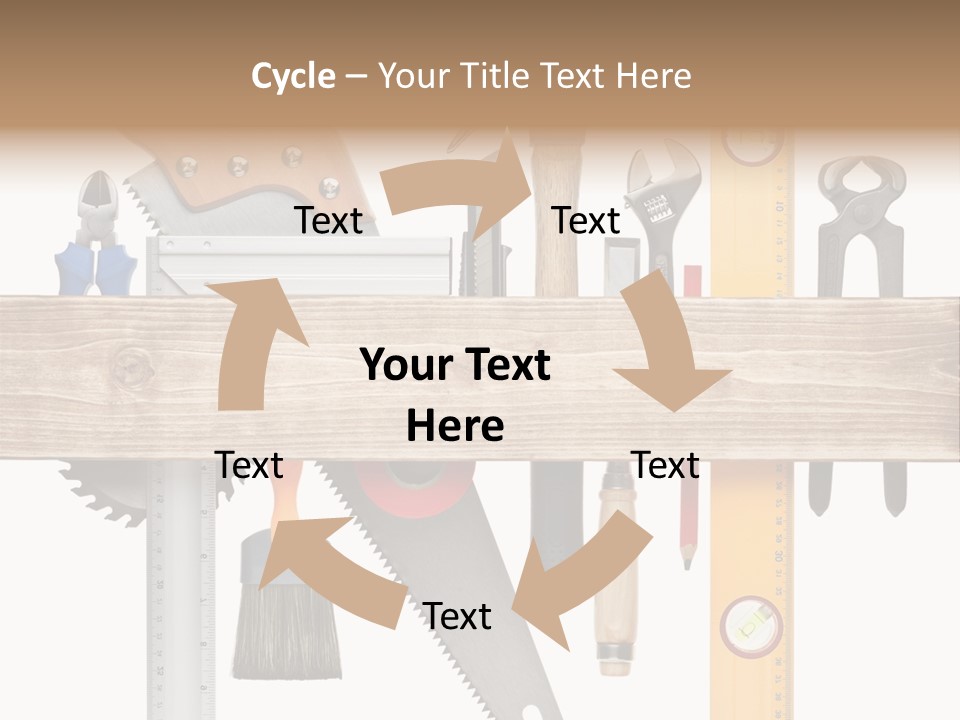 Wood Pencil Build PowerPoint Template