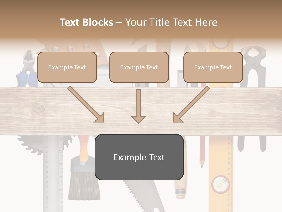 Wood Pencil Build PowerPoint Template