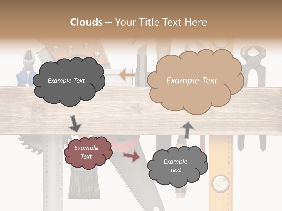 Wood Pencil Build PowerPoint Template