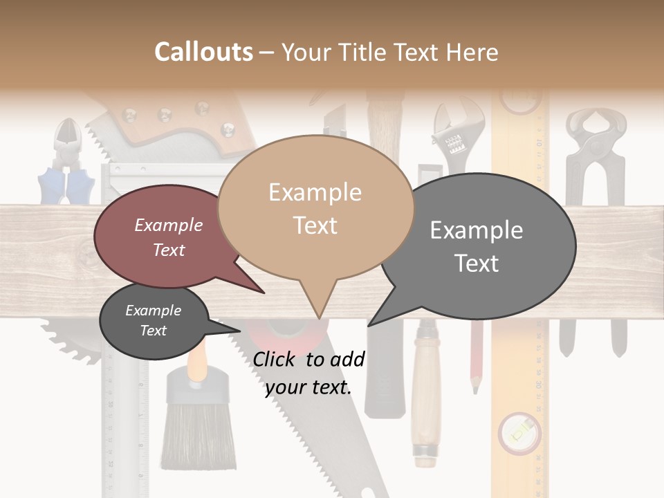 Wood Pencil Build PowerPoint Template