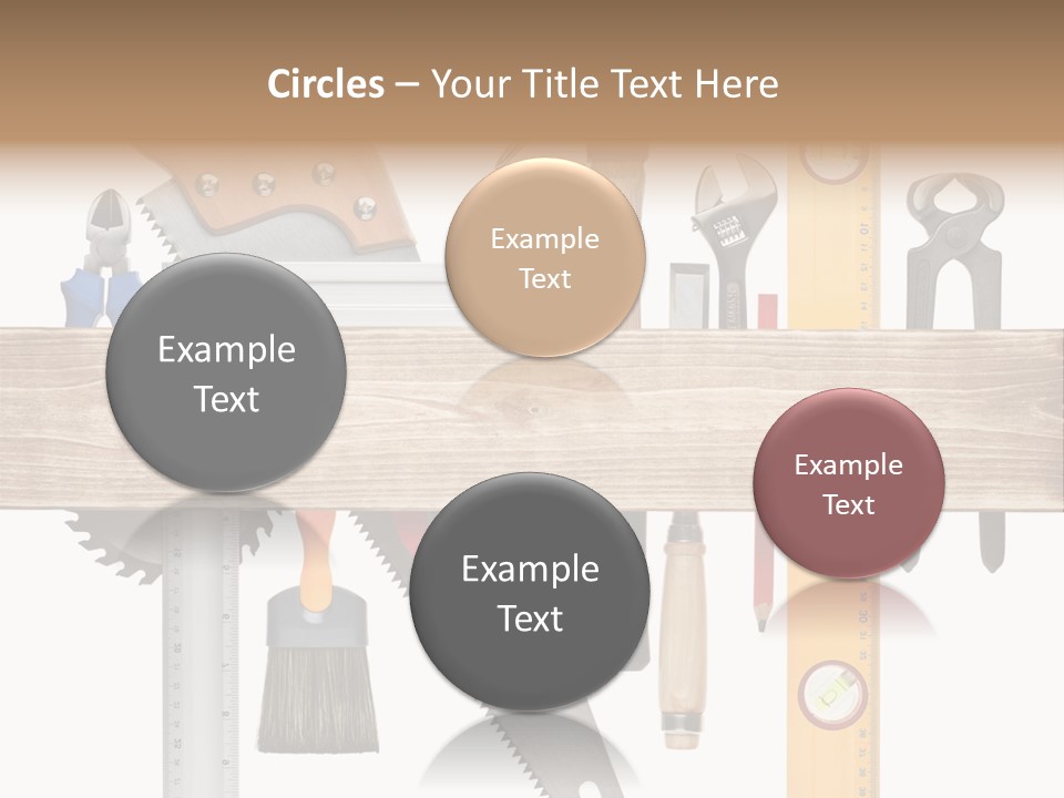 Wood Pencil Build PowerPoint Template