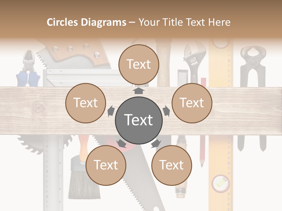 Wood Pencil Build PowerPoint Template