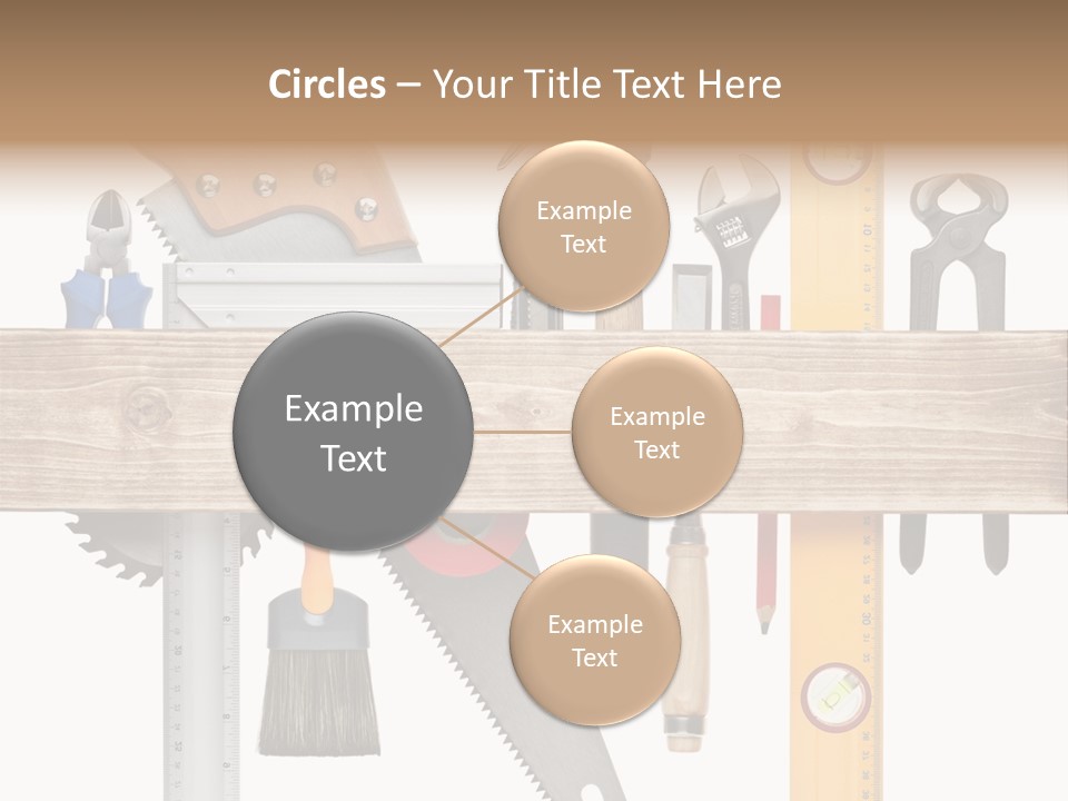 Wood Pencil Build PowerPoint Template