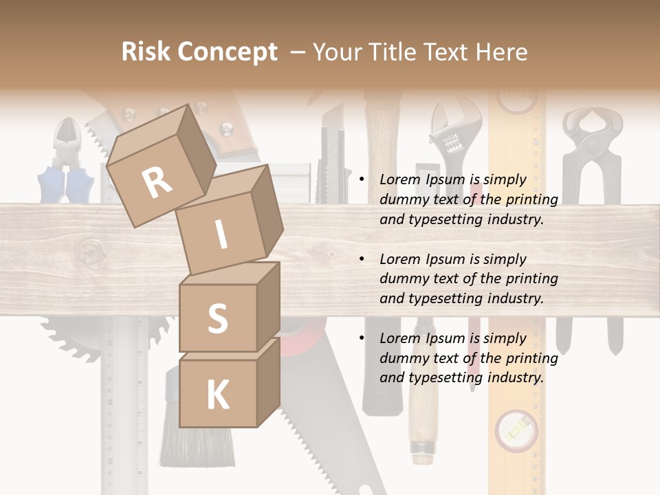 Wood Pencil Build PowerPoint Template