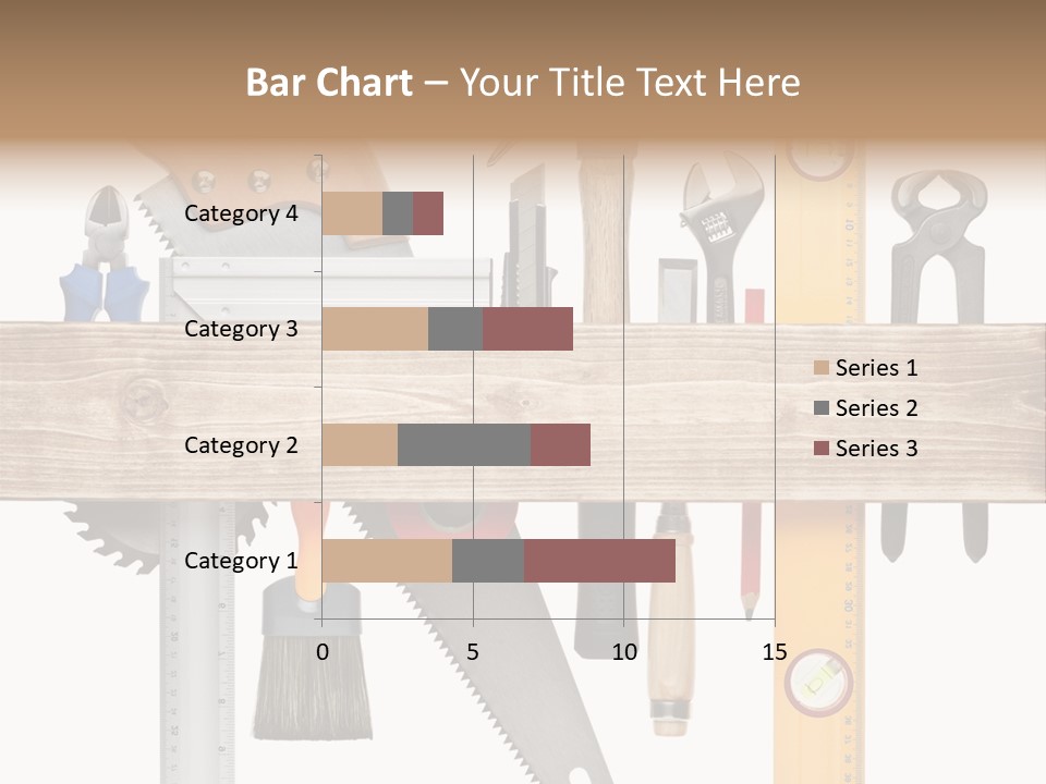 Wood Pencil Build PowerPoint Template