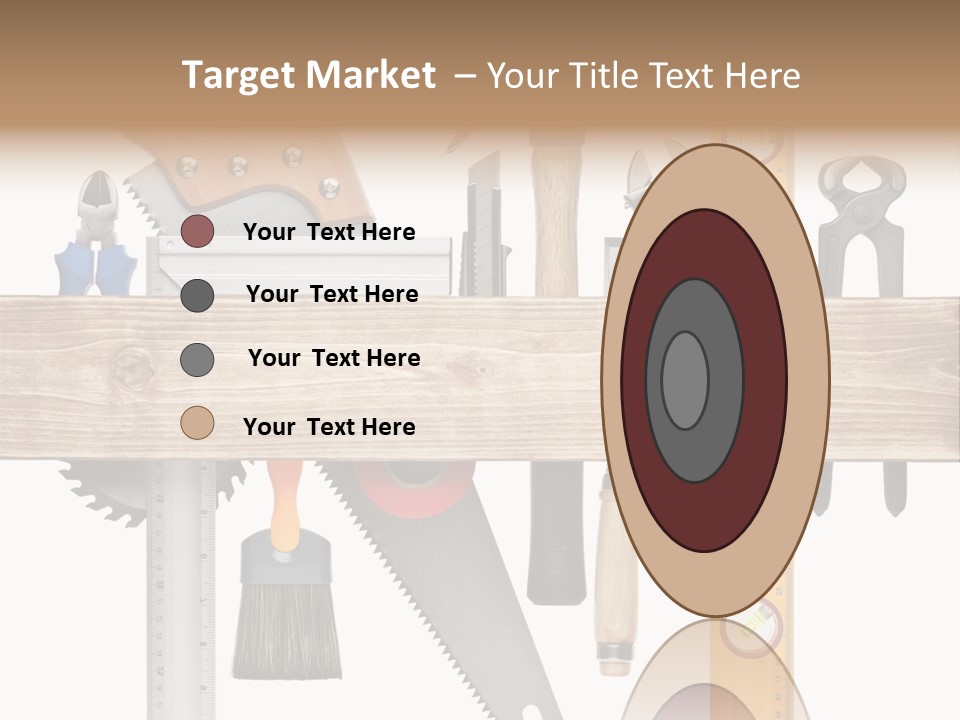 Wood Pencil Build PowerPoint Template
