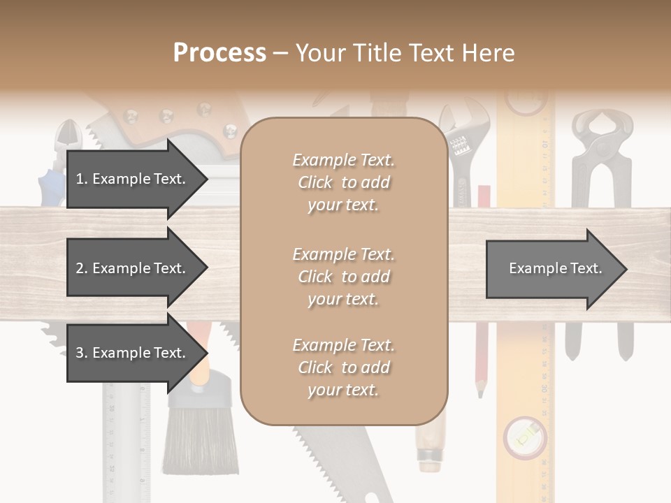 Wood Pencil Build PowerPoint Template