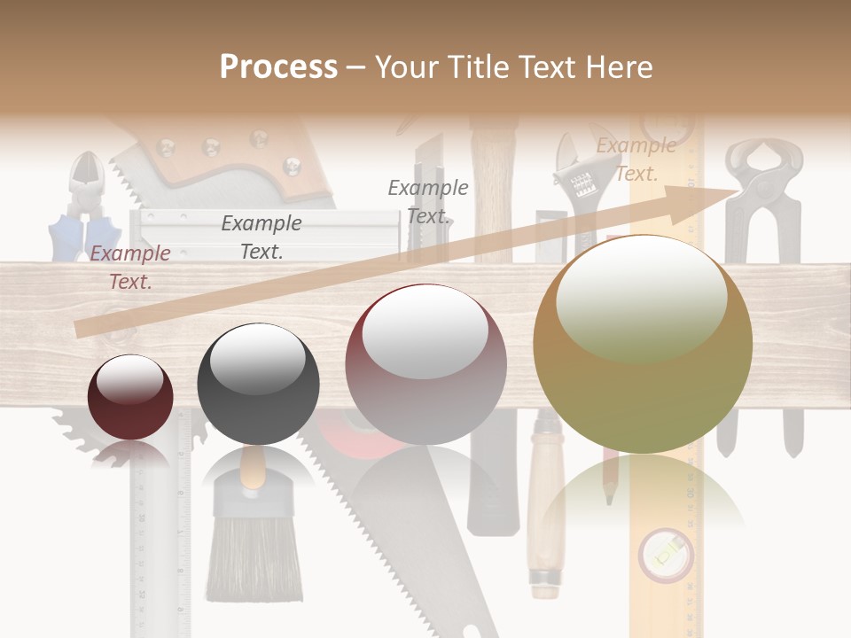 Wood Pencil Build PowerPoint Template