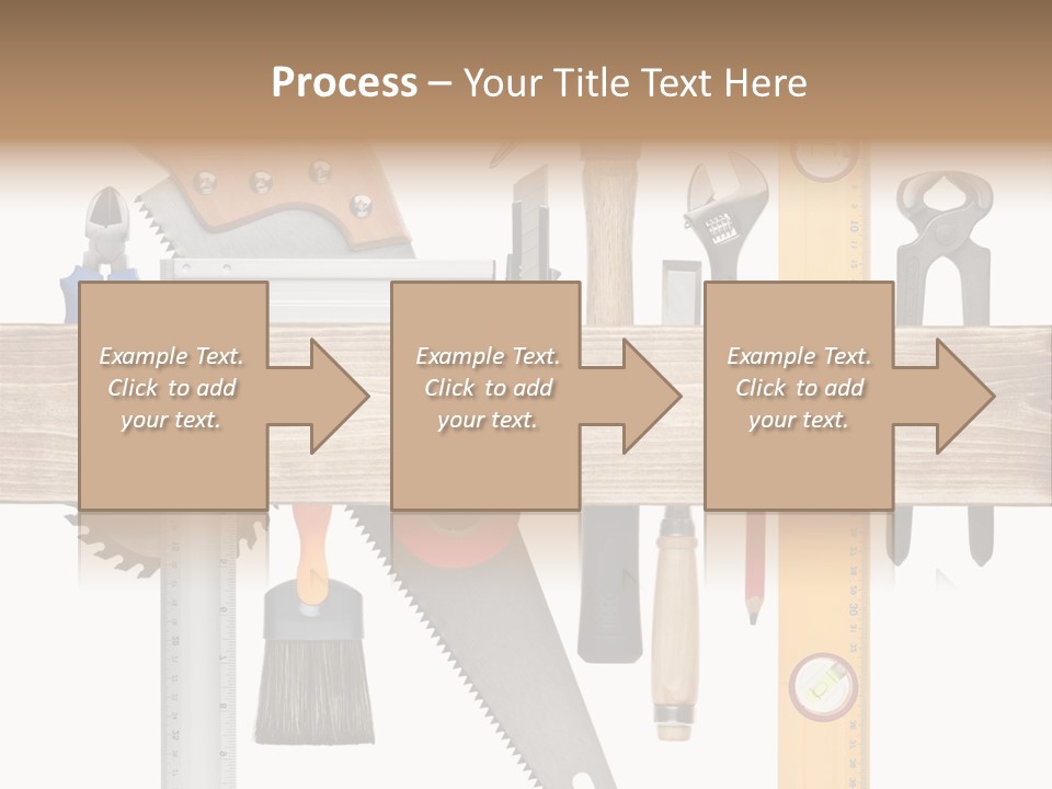 Wood Pencil Build PowerPoint Template