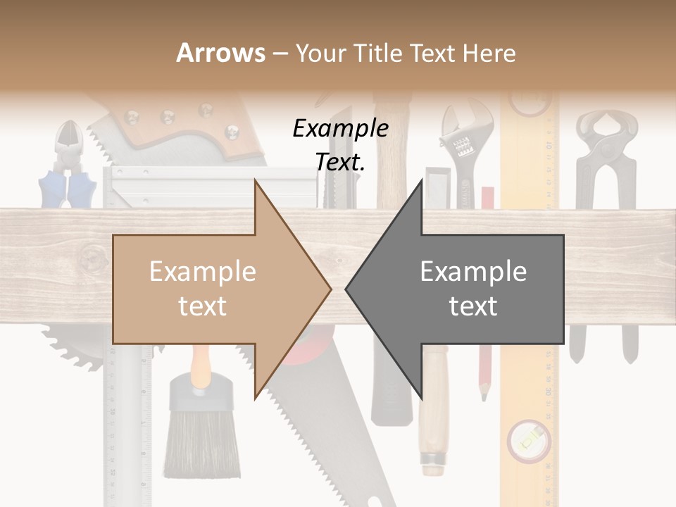 Wood Pencil Build PowerPoint Template