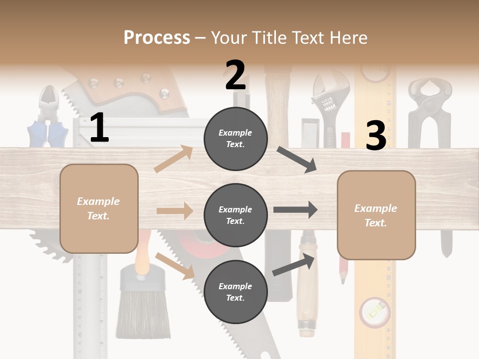 Wood Pencil Build PowerPoint Template