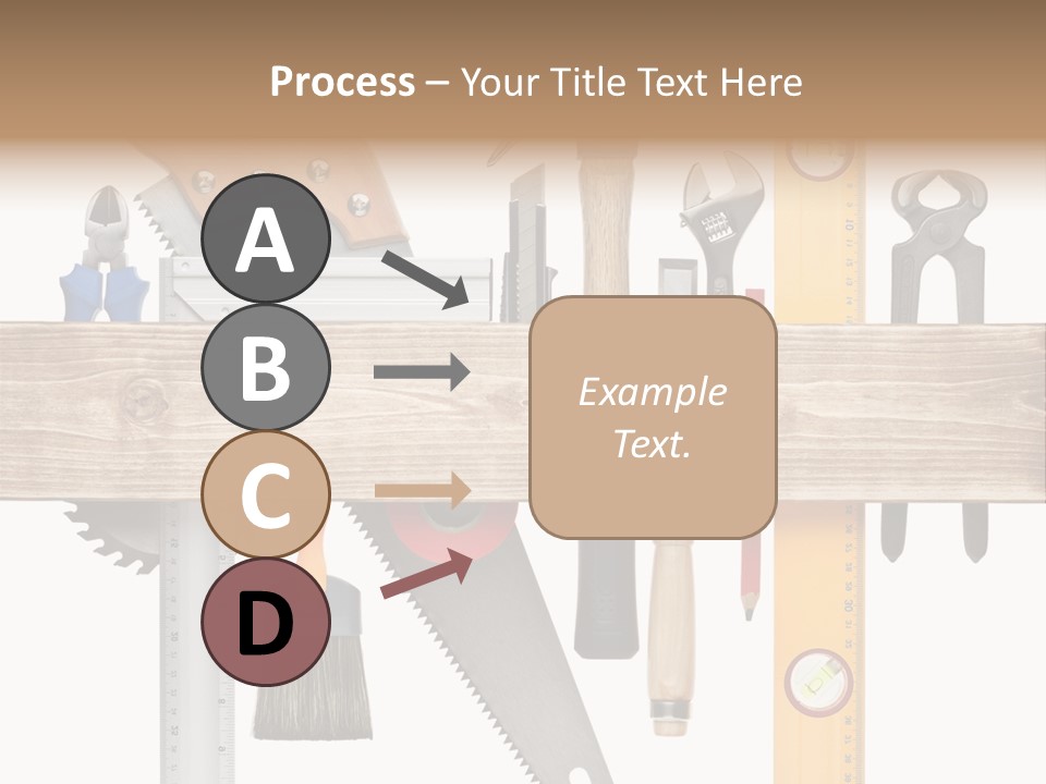 Wood Pencil Build PowerPoint Template