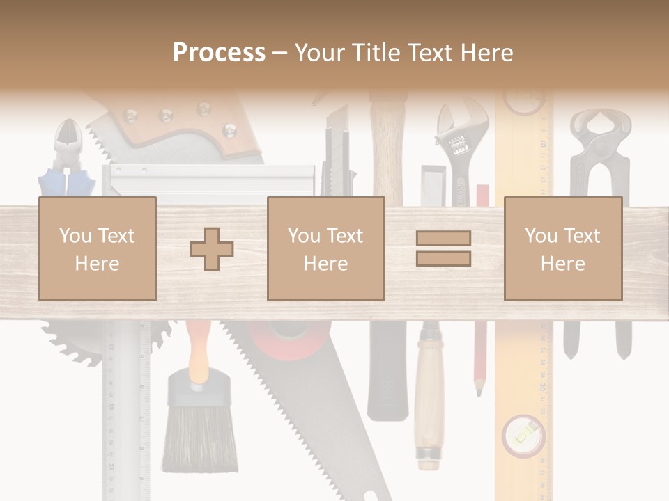 Wood Pencil Build PowerPoint Template