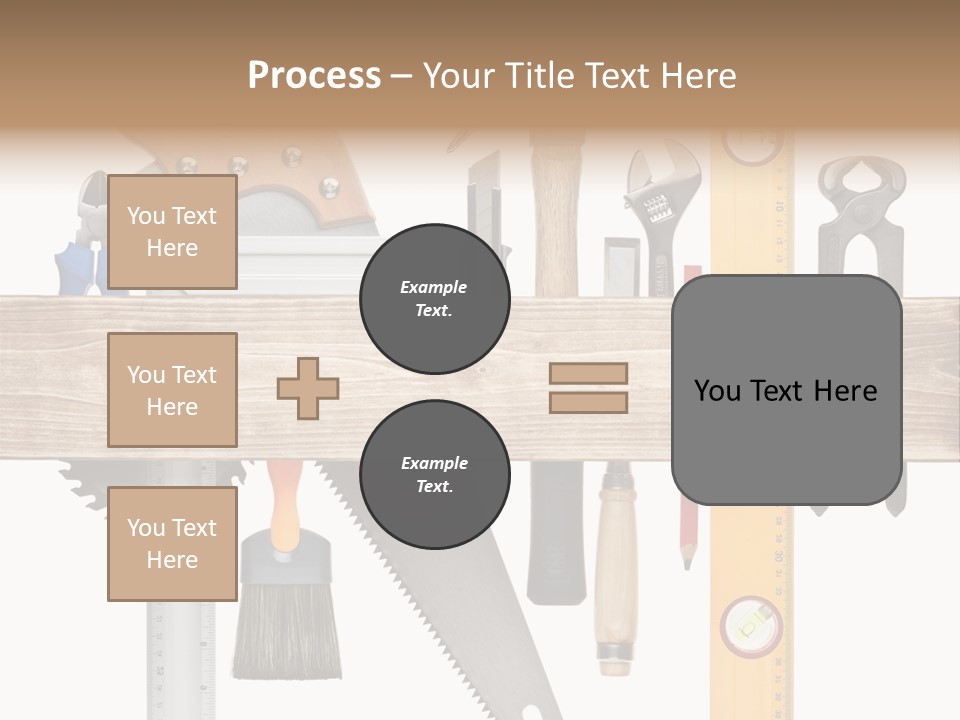 Wood Pencil Build PowerPoint Template