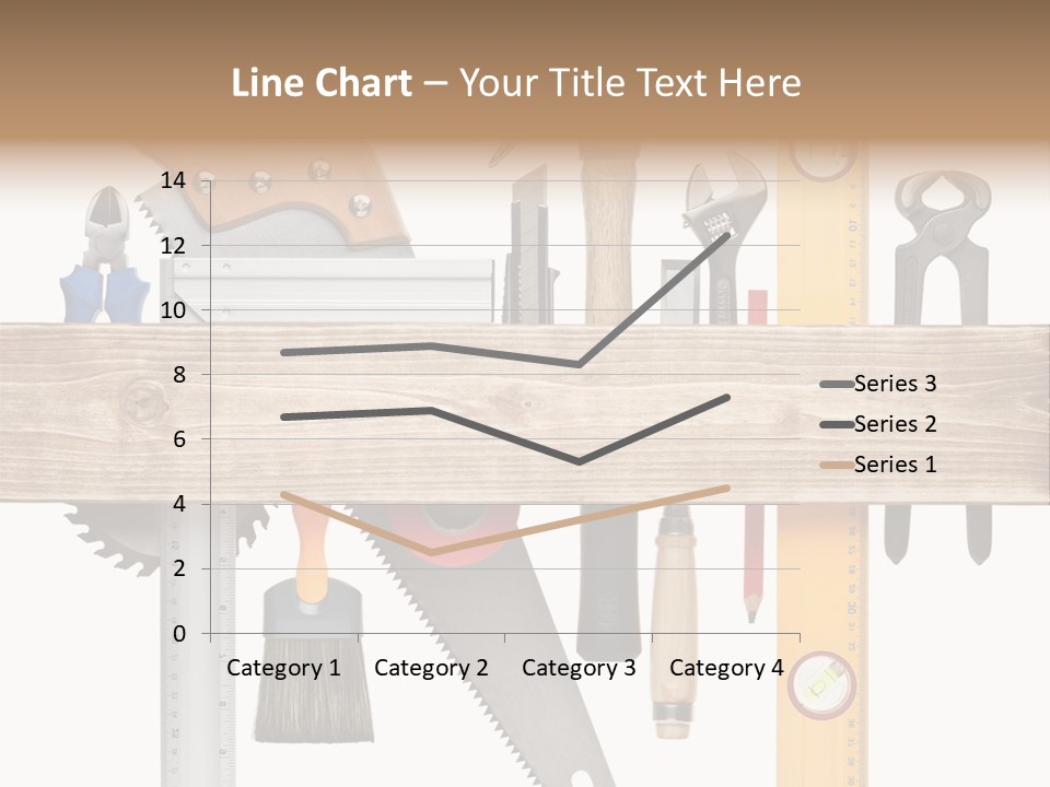 Wood Pencil Build PowerPoint Template