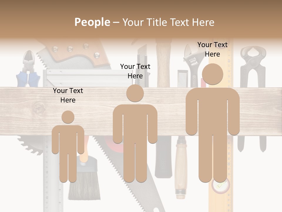 Wood Pencil Build PowerPoint Template