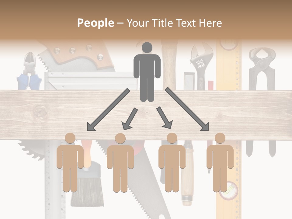 Wood Pencil Build PowerPoint Template