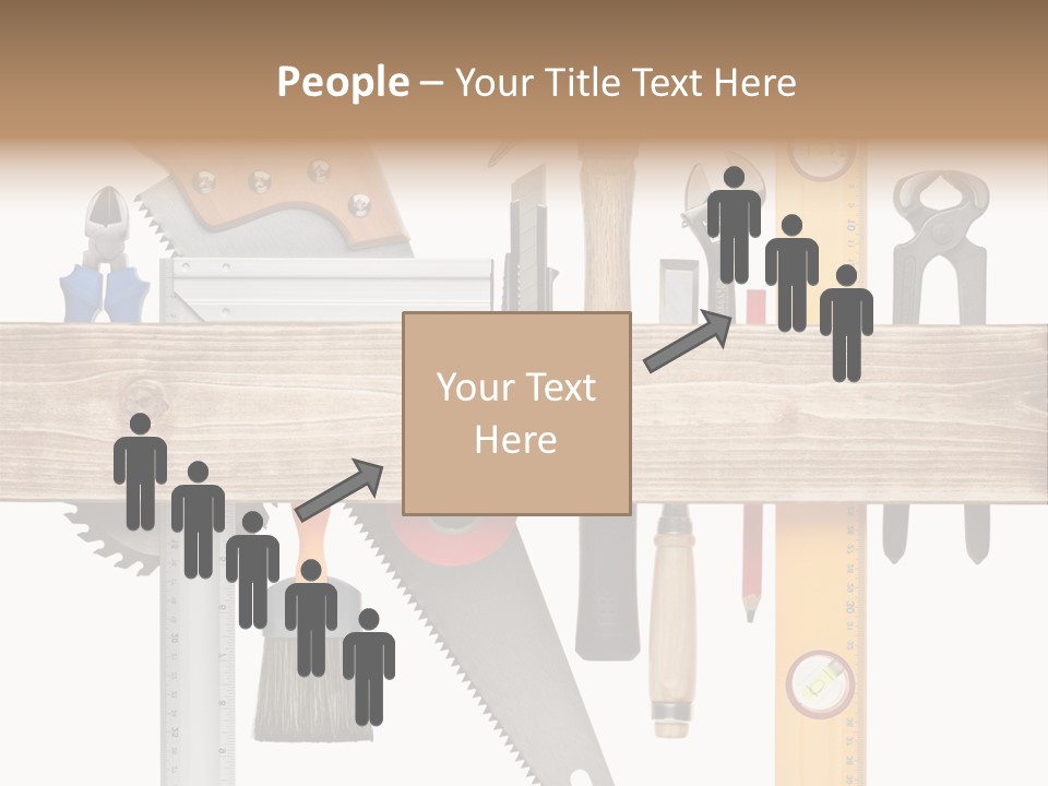 Wood Pencil Build PowerPoint Template