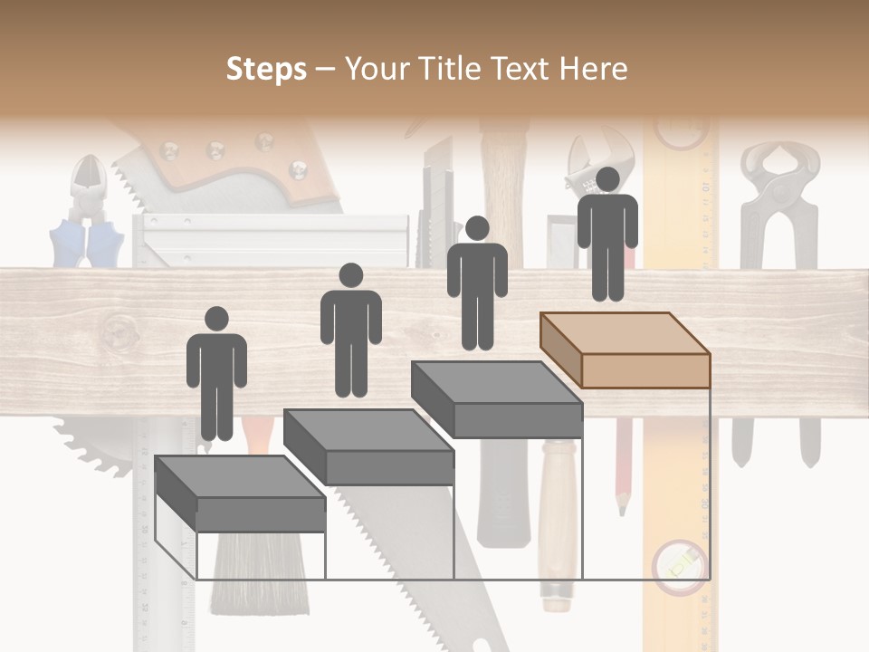 Wood Pencil Build PowerPoint Template