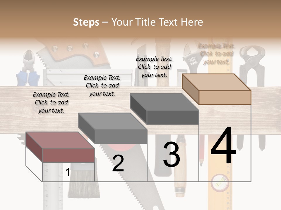 Wood Pencil Build PowerPoint Template