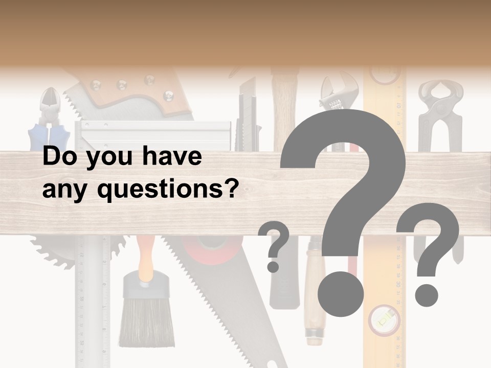 Wood Pencil Build PowerPoint Template