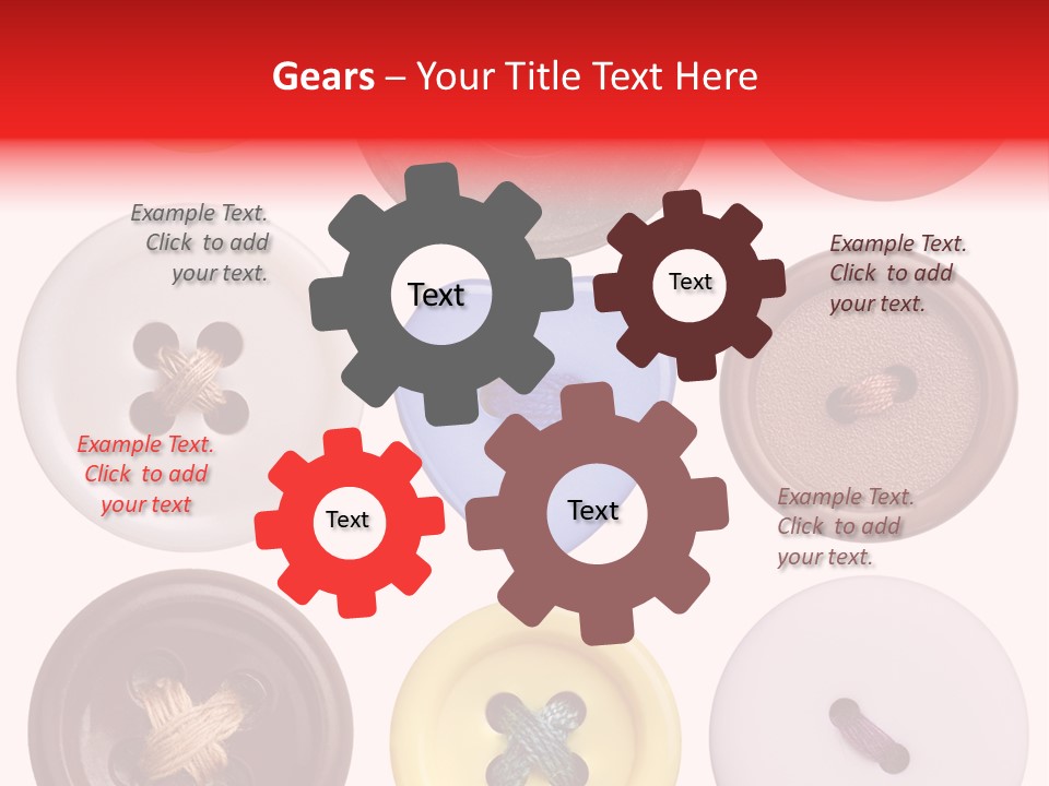 Red Worn Vintage PowerPoint Template