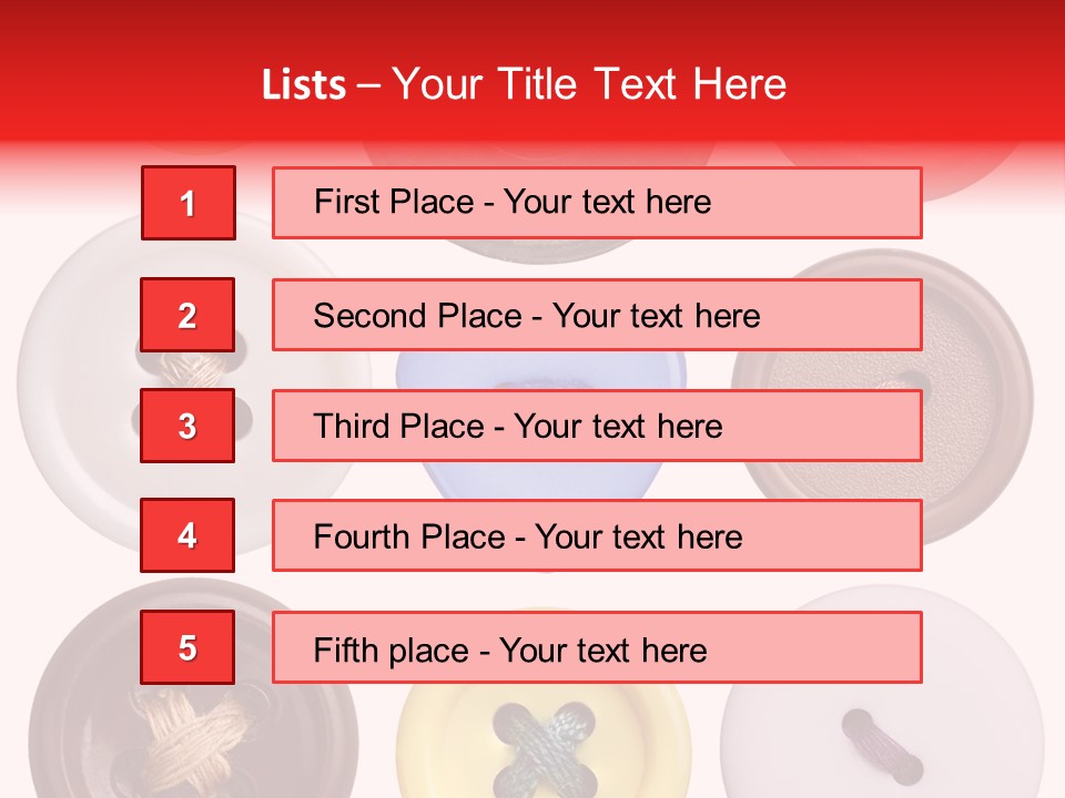Red Worn Vintage PowerPoint Template