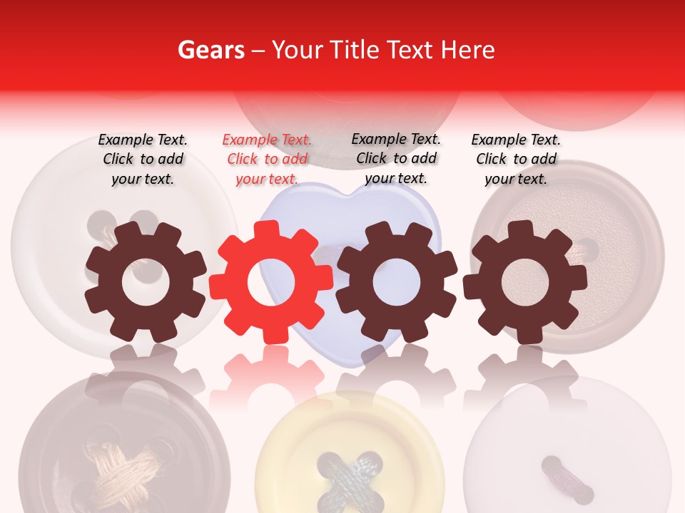 Red Worn Vintage PowerPoint Template